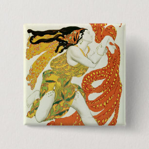 Chapa Cuadrada Vista el diseño para una bacante en 'Narcisse