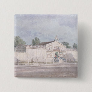 Chapa Cuadrada Vista exterior del Amphitheatre de Astley, 1777