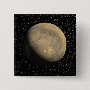 Chapa Cuadrada Vista global de Marte