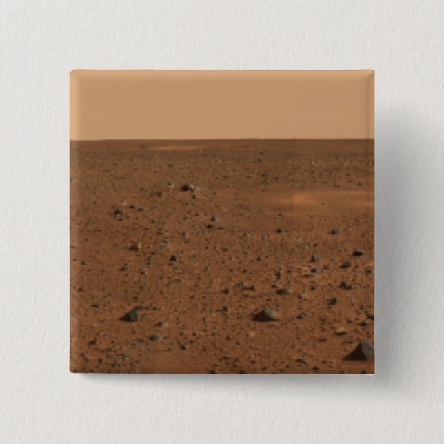 Chapa Cuadrada Vista panorámica de 360 grados de Marte (Anverso)