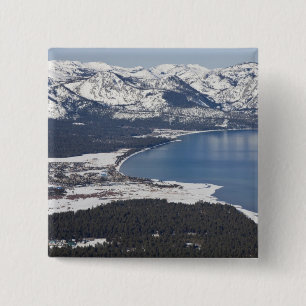 Chapa Cuadrada Vista panorámica del lago Tahoe, EE.UU.