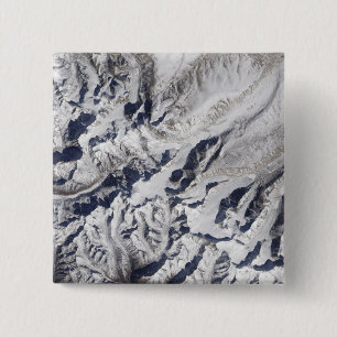 Chapa Cuadrada Vista por satélite de un glaciar Himalayan