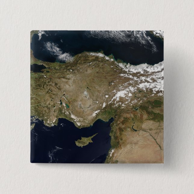 Chapa Cuadrada Vista satelital de Turquía (Anverso)