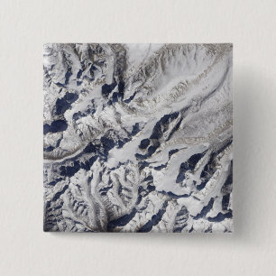 Chapa Cuadrada Vista satelital de un glaciar del Himalaya