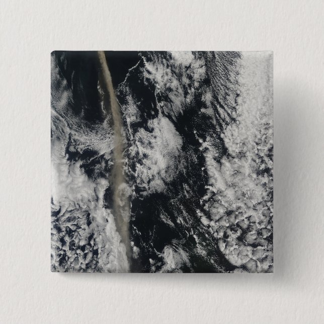 Chapa Cuadrada Vista satelital de una columna de cenizas (Anverso)