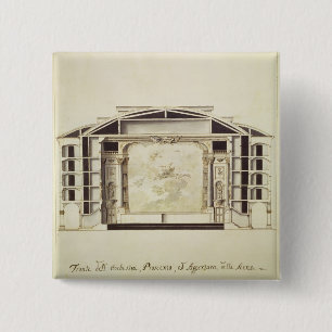 Chapa Cuadrada Vista seccionada transversalmente de un teatro en