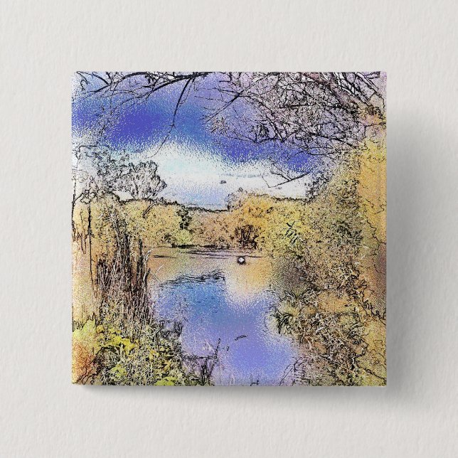 CHAPA CUADRADA VISTAS DE INGLATERRA (Anverso)