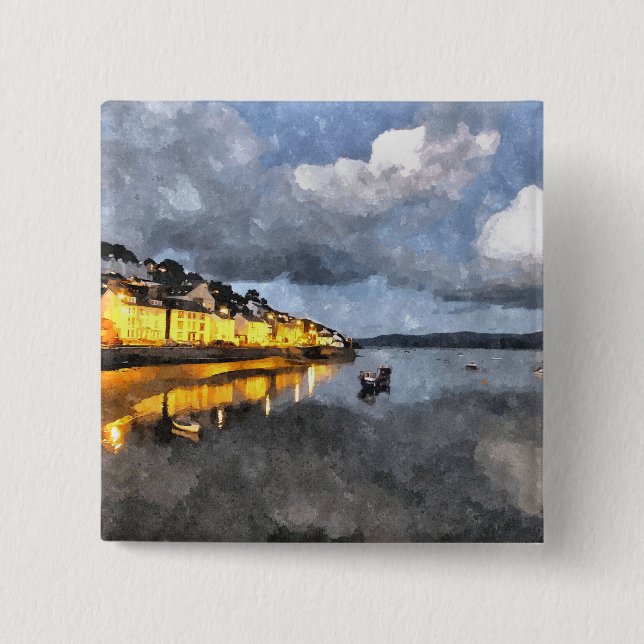 CHAPA CUADRADA VISTAS DE PAÍS DE GALES (Anverso)