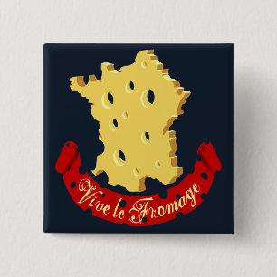 Chapa Cuadrada Vive le Fromage