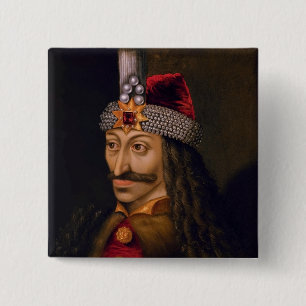 Chapa Cuadrada Vlad Tepes: Empalador, Príncipe Dragón Dracula Voi