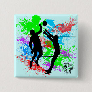 Chapa Cuadrada Voleibol