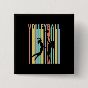 Chapa Cuadrada Voleibol Voleibol de playa Retro