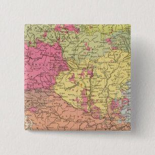 Chapa Cuadrada Volkerkarte contra Oesterreich Ungarn, Austria Hun