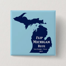 Chapa Cuadrada Voltear Michigan Blue en 2024