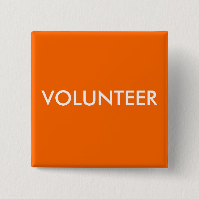 CHAPA CUADRADA VOLUNTARIO (Anverso)