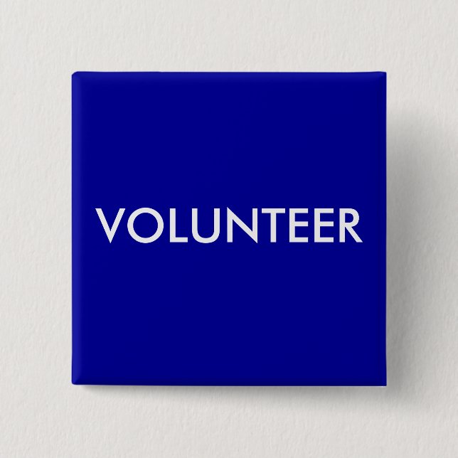 CHAPA CUADRADA VOLUNTARIO (Anverso)