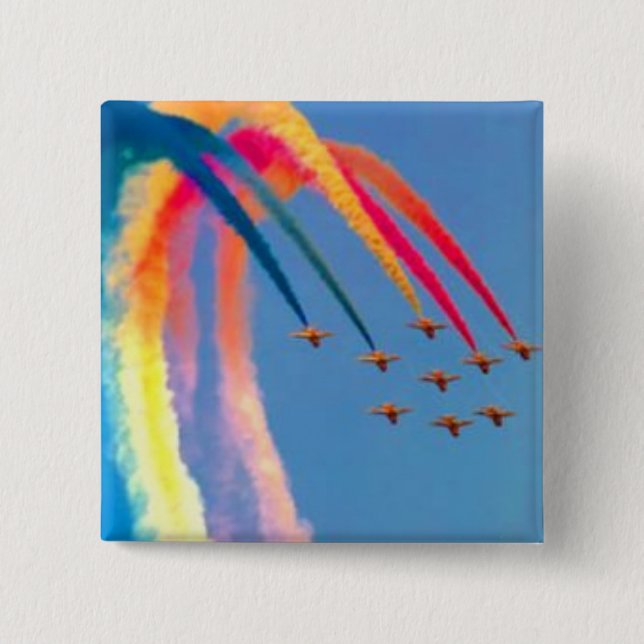 Chapa Cuadrada vuelo del arco iris (Anverso)