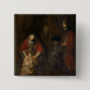 Chapa Cuadrada Vuelta del hijo despilfarrador, c.1668-69