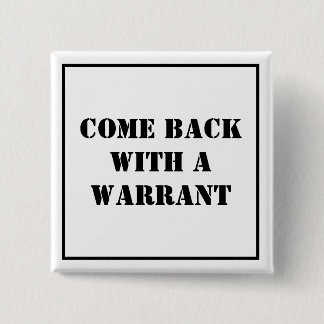 Chapa Cuadrada Vuelto con una autorización