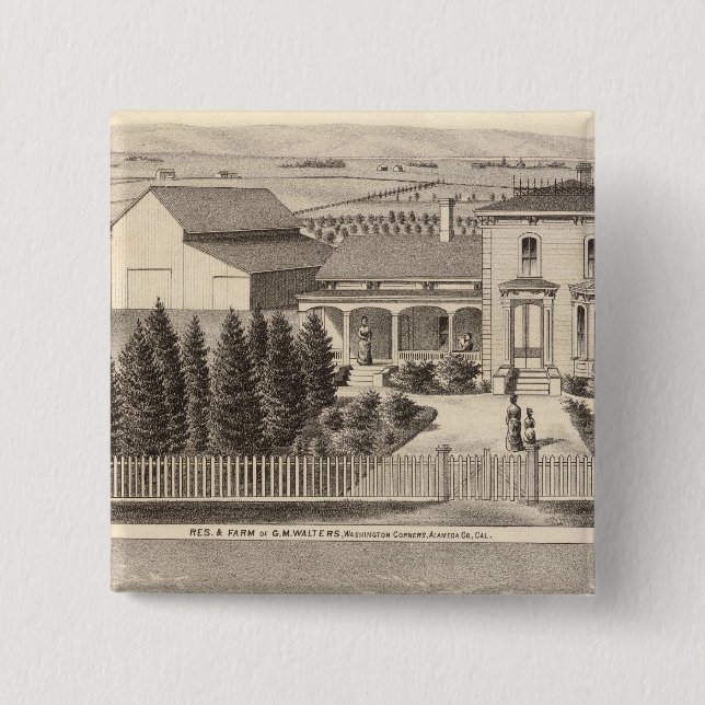 Chapa Cuadrada Walters, Crowell residences, granja (Anverso)