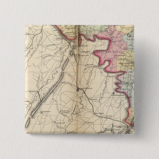 Chapa Cuadrada  Washington (Anverso)