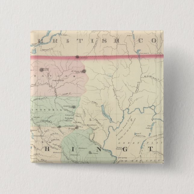 Chapa Cuadrada Washington 2 (Anverso)