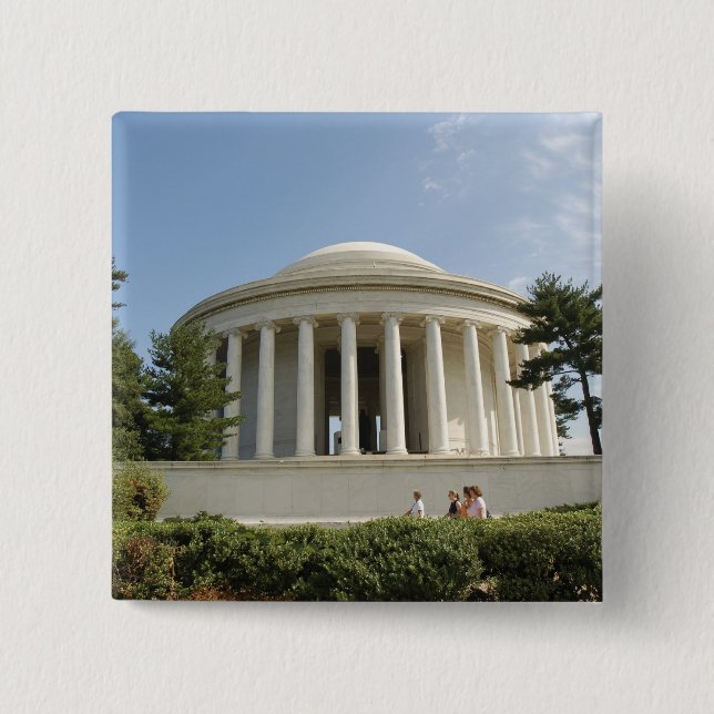 Chapa Cuadrada Washington, DC. Monumento a Thomas Jefferson (Anverso)