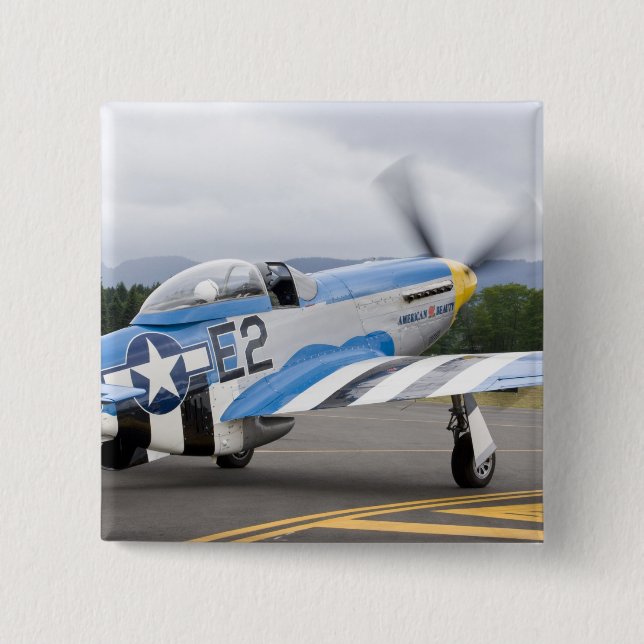 Chapa Cuadrada Washington, Olympia, airshow. militar (Anverso)