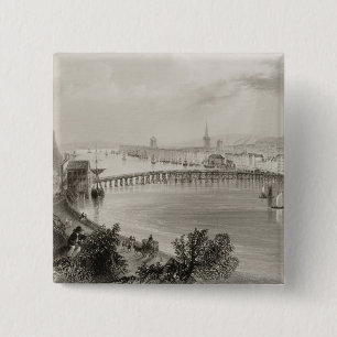 Chapa Cuadrada Waterford, Irlanda, del 'paisaje y