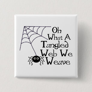 Chapa Cuadrada Web spider enredado