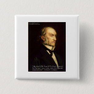 Chapa Cuadrada William Gladstone "Liberals & Conservative" Gifts