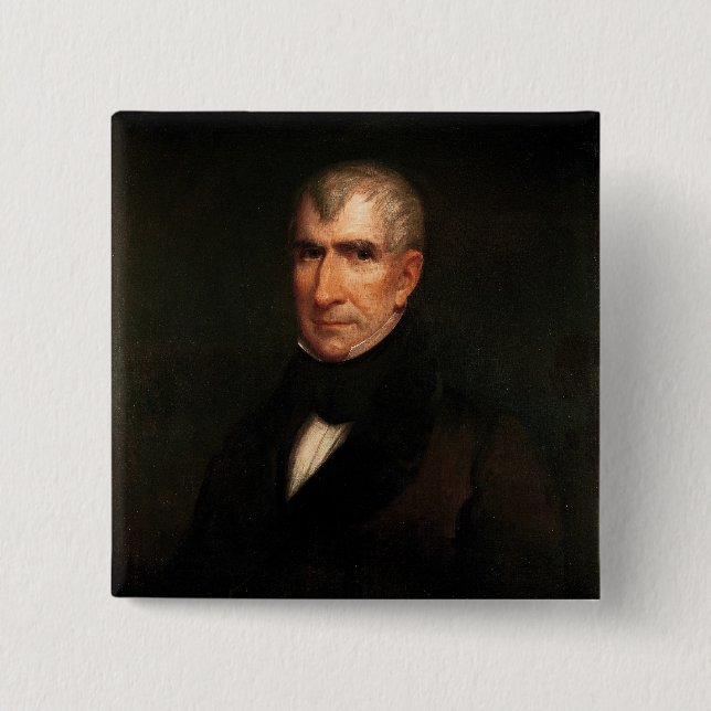 Chapa Cuadrada William Henry Harrison (Anverso)