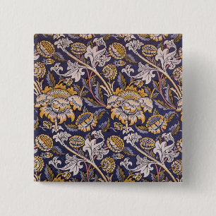 Chapa Cuadrada William Morris Wey Floral Wallpaper
