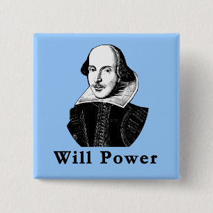 Chapa Cuadrada William Shakespeare WILL POWER Tshirts