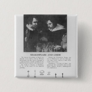 Chapa Cuadrada William Shakespeare y Ben Jonson