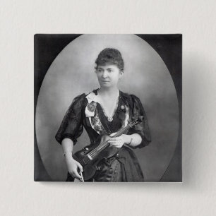 Chapa Cuadrada Wilma Norma Neruda, señora Halle