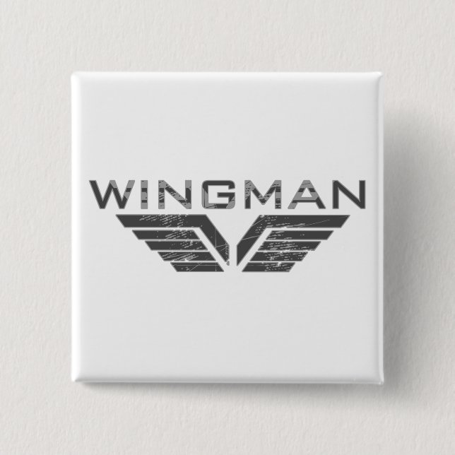 Chapa Cuadrada Wingman (Anverso)