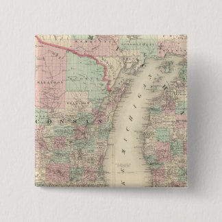 Chapa Cuadrada Wisconsin y Michigan