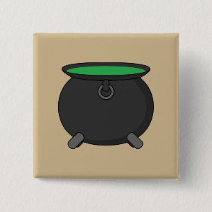 Chapa Cuadrada Witch Cauldron