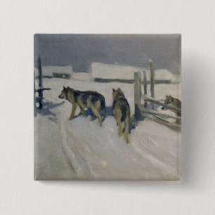 Chapa Cuadrada Wolfs, la noche del invierno, c.1910