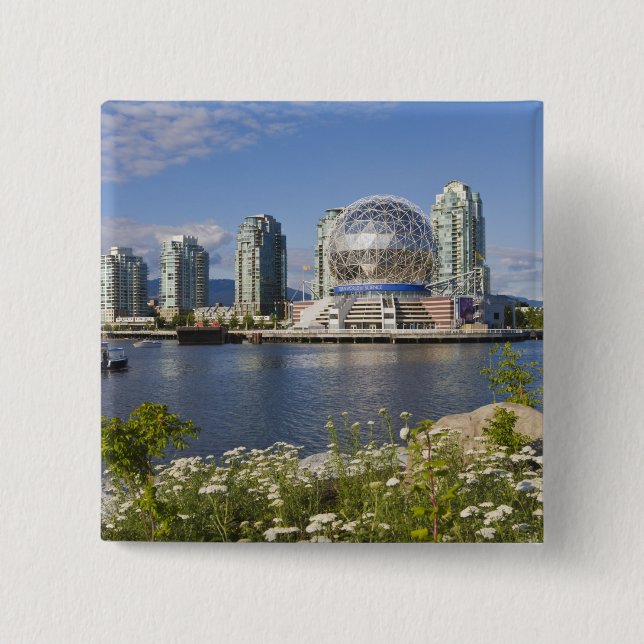 Chapa Cuadrada World of Science, Vancouver, Columbia Británica, (Anverso)