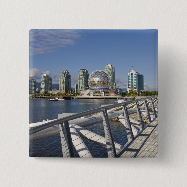 Chapa Cuadrada World of Science, Vancouver, Columbia Británica, 2 (Anverso)