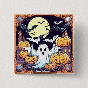 Chapa Cuadrada Wow Halloween Thrill