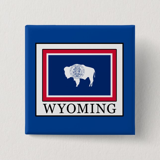 Chapa Cuadrada Wyoming (Anverso)
