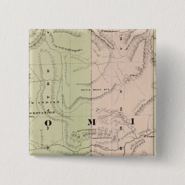 Chapa Cuadrada Wyoming 2 (Anverso)