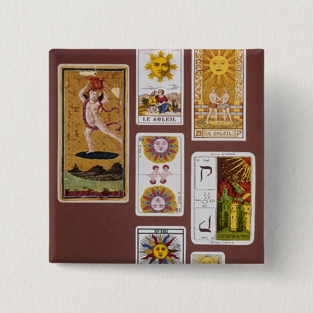 Chapa Cuadrada XVIIII The Sun (Anverso)