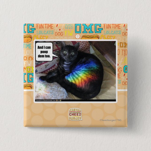 Chapa Cuadrada Y yo también puedo cagarlos. (Anverso)