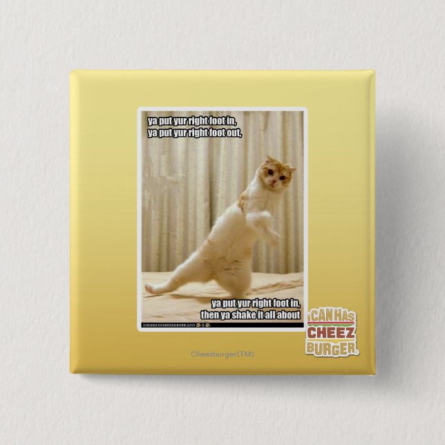 Chapa Cuadrada Ya introdujo el pie derecho del yur, ou puesto ya (Anverso)