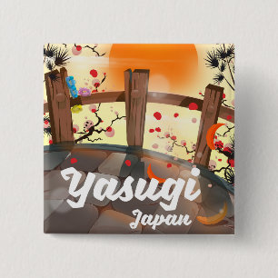 Chapa Cuadrada Yasugi Japan Blossom Garden