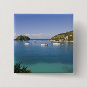Chapa Cuadrada Yates anclados, Lakka, Paxos, Grecia